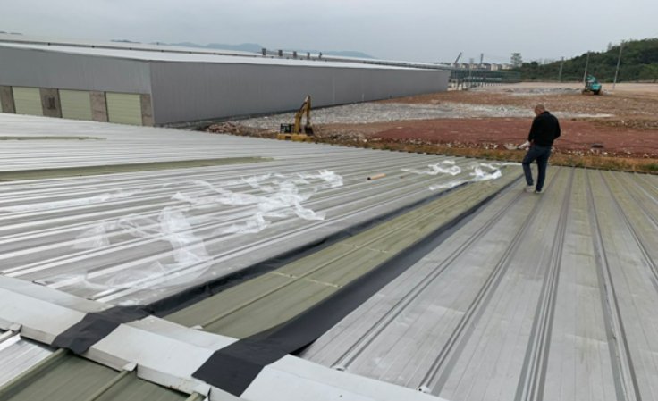 缙云厂房屋面防水维修案例